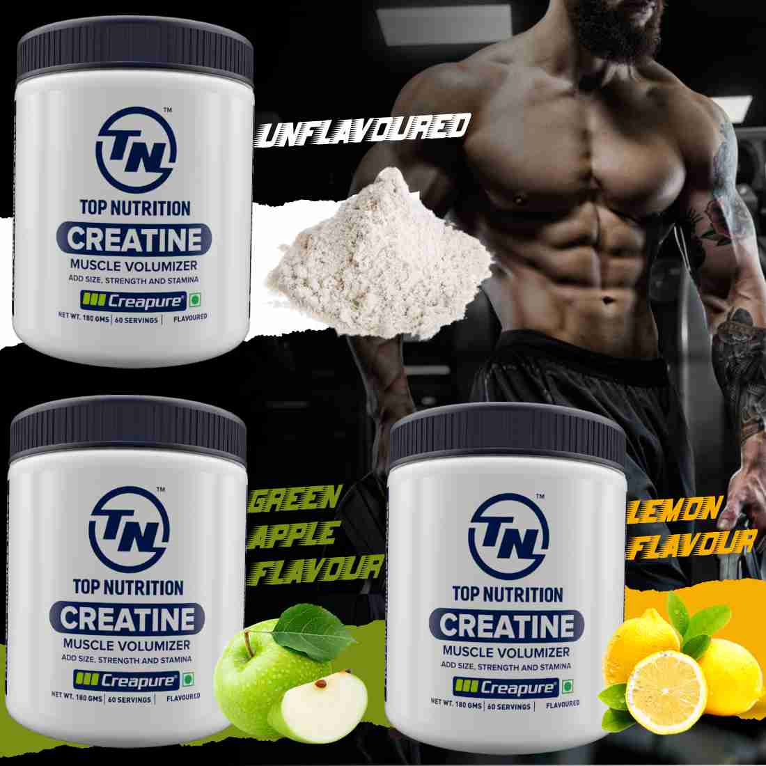 Createne Powder Creatine Powder - Top Nutrition